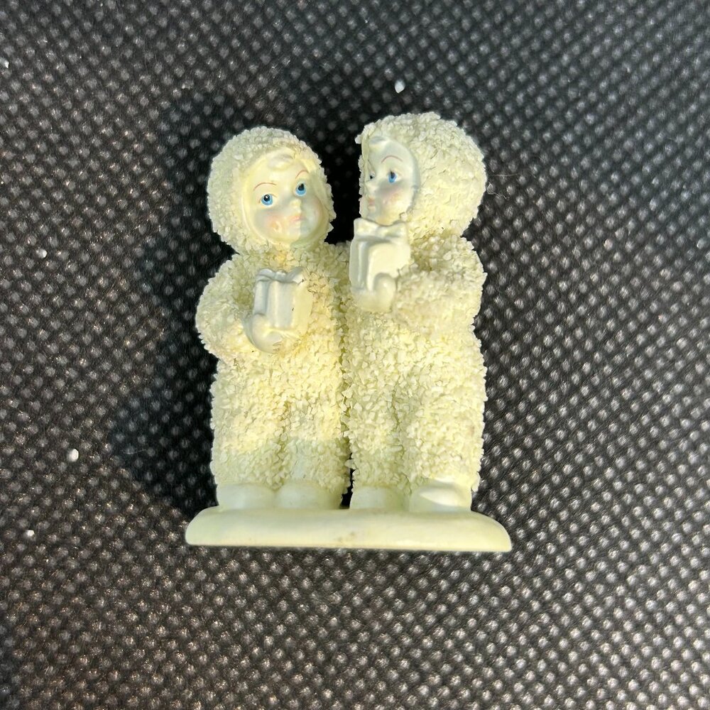 Department 56 mini pewter Snowbabies figurine